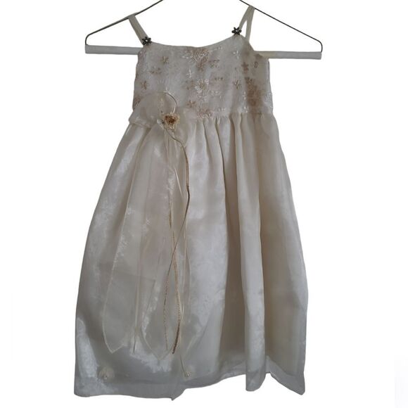 Girls dress size 5 vintage flower girl Pinokio party dress - Picture 2 of 8